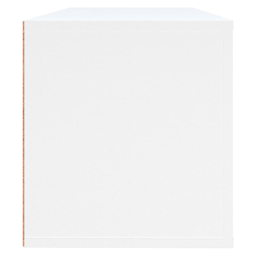 Seinäkenkäkaappi valkoinen 100x35x38 cm tekninen puu - Sisustajankoti.fi