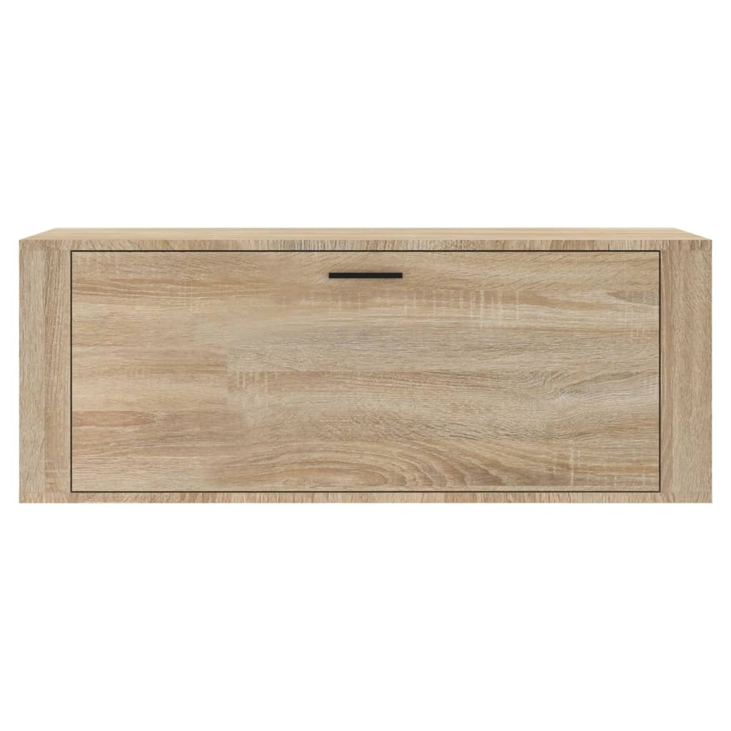 Seinäkenkäkaappi Sonoma-tammi 100x35x38 cm tekninen puu - Sisustajankoti.fi