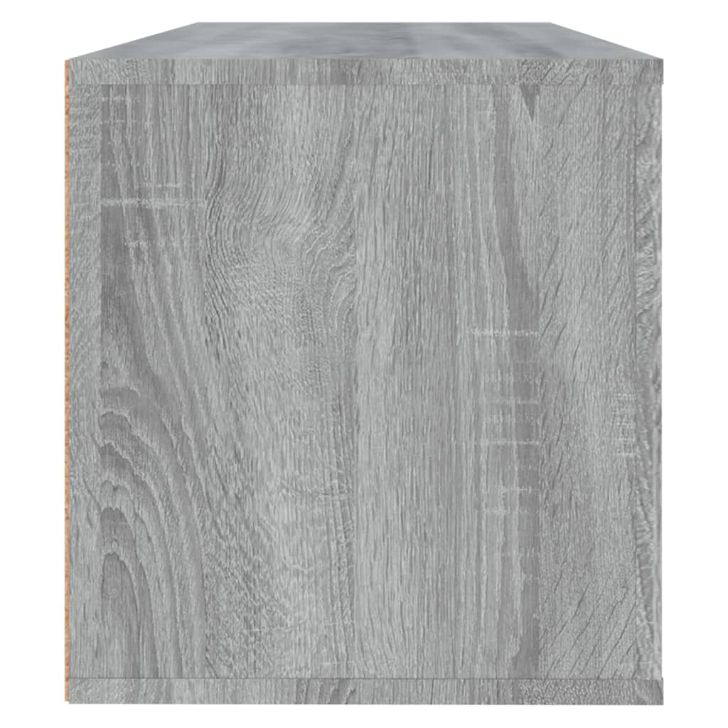 Seinäkenkäkaappi harmaa Sonoma 100x35x38 cm tekninen puu - Sisustajankoti.fi