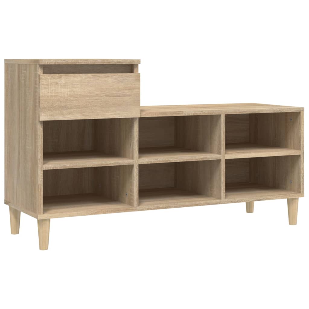 Kenkäkaappi Sonoma-tammi 102x36x60 cm tekninen puu - Sisustajankoti.fi