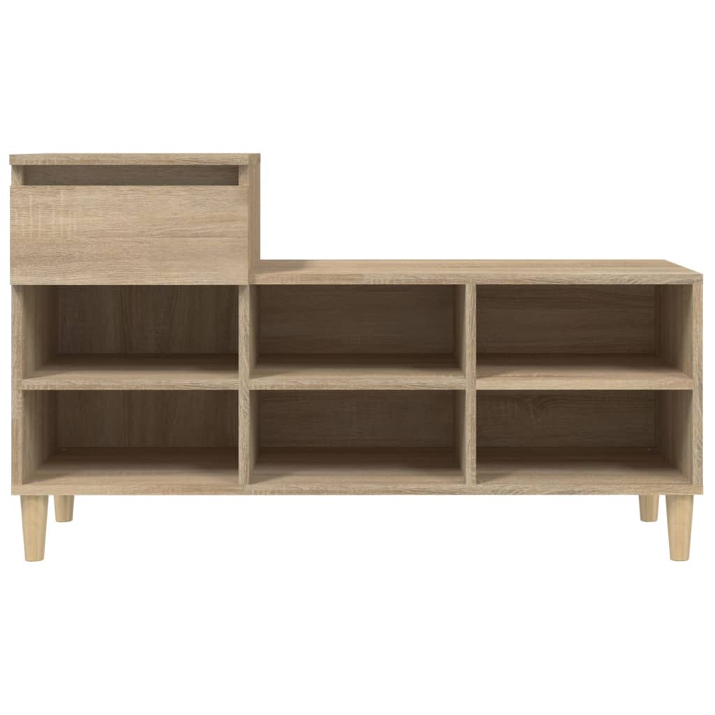 Kenkäkaappi Sonoma-tammi 102x36x60 cm tekninen puu - Sisustajankoti.fi