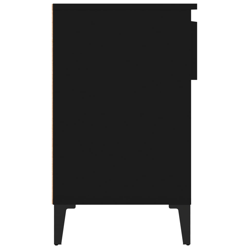 Kenkäkaappi musta 102x36x60 cm tekninen puu - Sisustajankoti.fi
