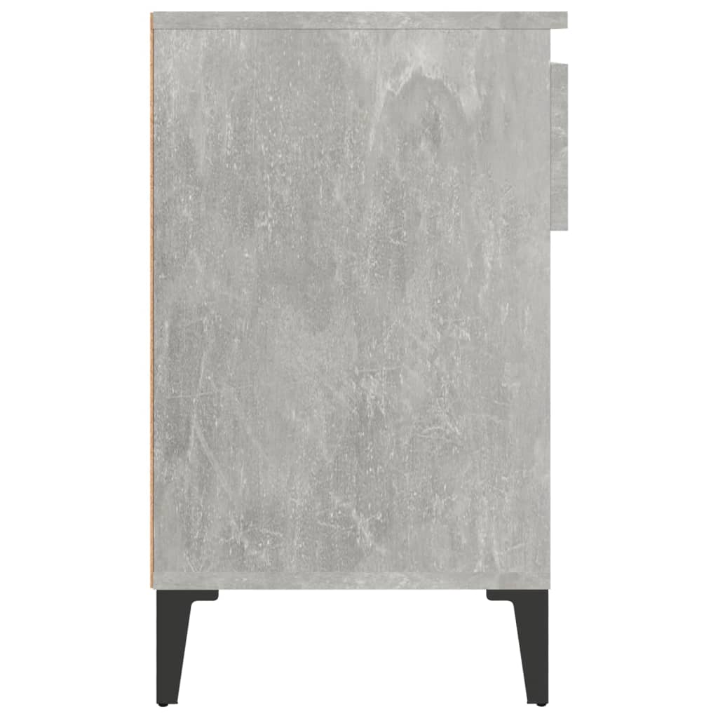 Kenkäkaappi betoninharmaa 102x36x60 cm tekninen puu - Sisustajankoti.fi
