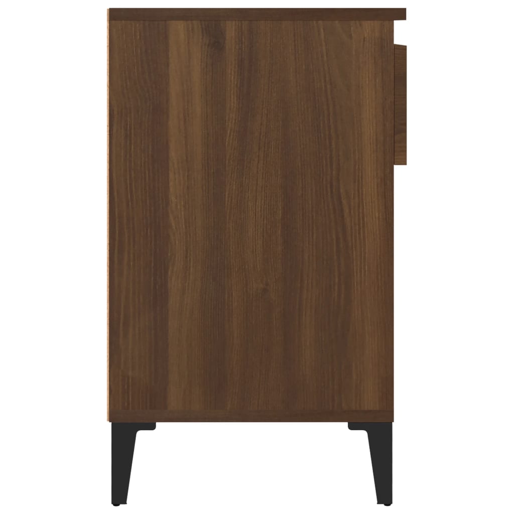 Kenkäkaappi ruskea tammi 102x36x60 cm tekninen puu - Sisustajankoti.fi