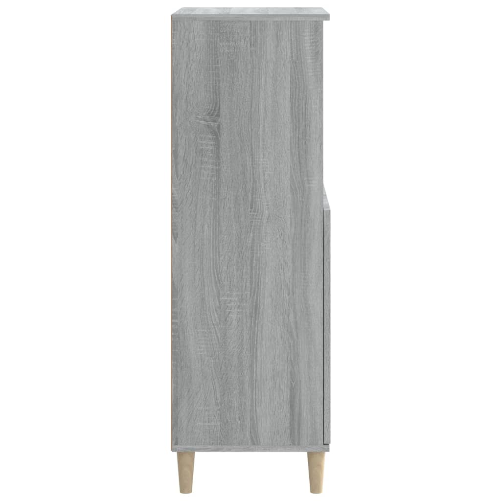 Kaappi harmaa Sonoma 60x36x110 cm tekninen puu - Sisustajankoti.fi