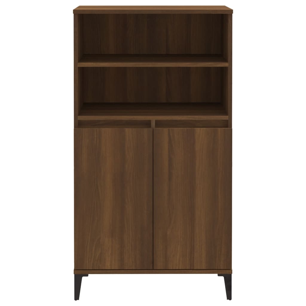Kaappi ruskea tammi 60x36x110 cm tekninen puu - Sisustajankoti.fi