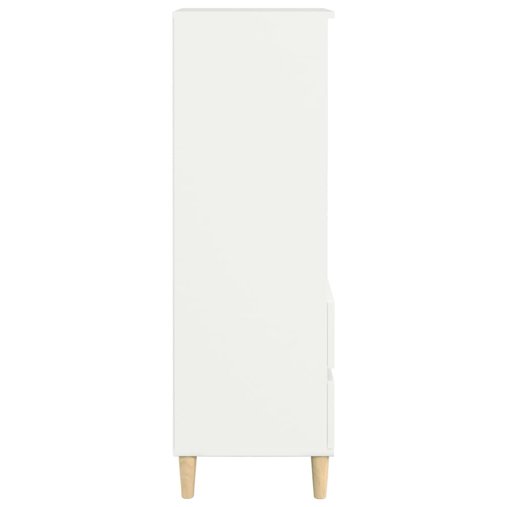 Kaappi valkoinen 40x36x110 cm tekninen puu - Sisustajankoti.fi