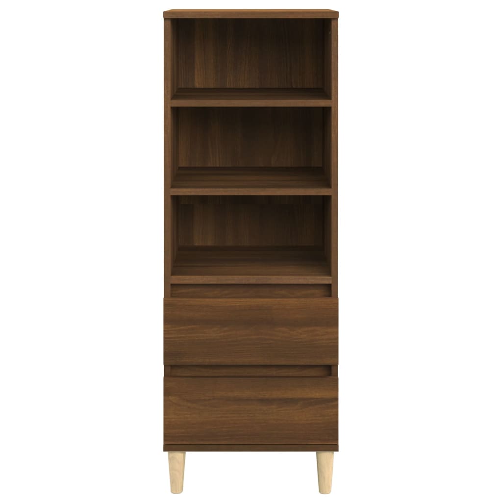 Kaappi ruskea tammi 40x36x110 cm tekninen puu - Sisustajankoti.fi