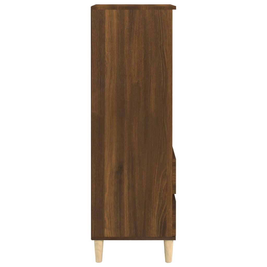 Kaappi ruskea tammi 40x36x110 cm tekninen puu - Sisustajankoti.fi