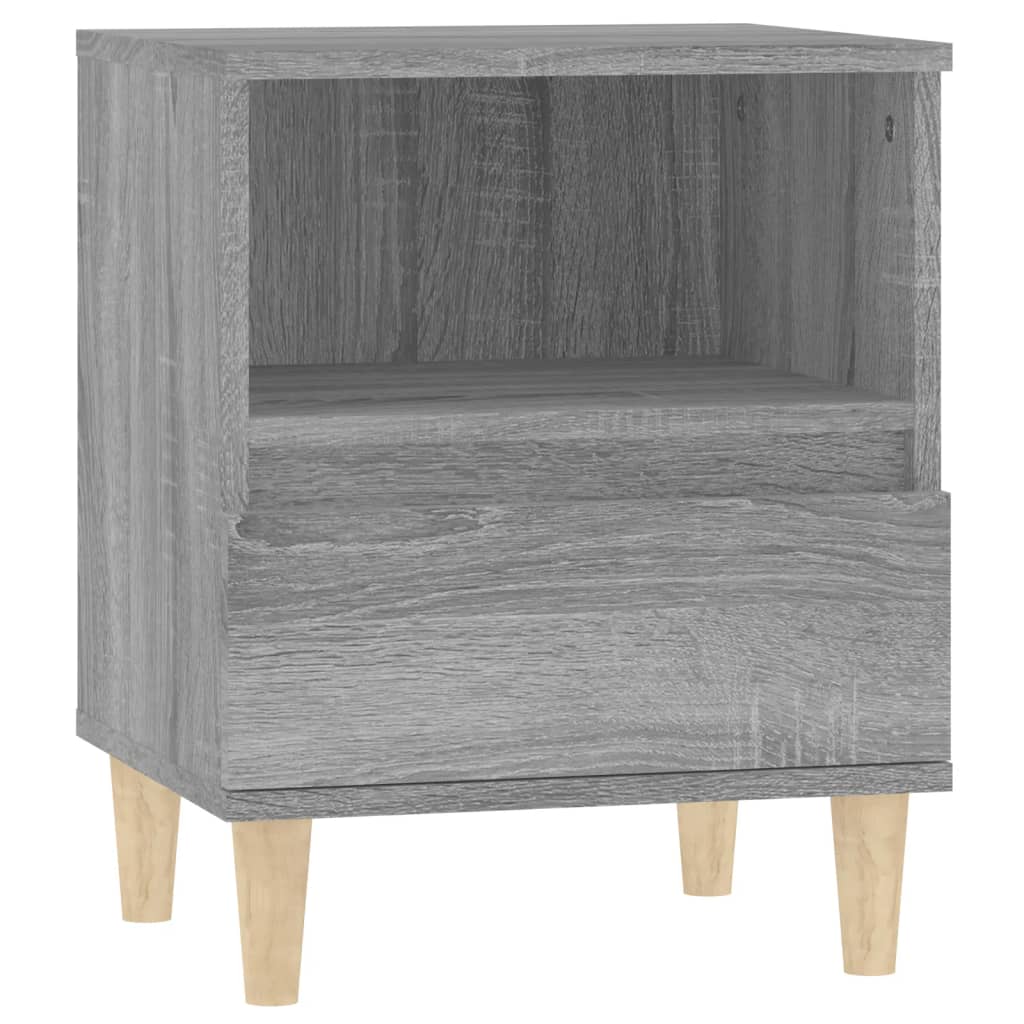 Yöpöydät 2 kpl harmaa Sonoma 40x35x50 cm - Sisustajankoti.fi