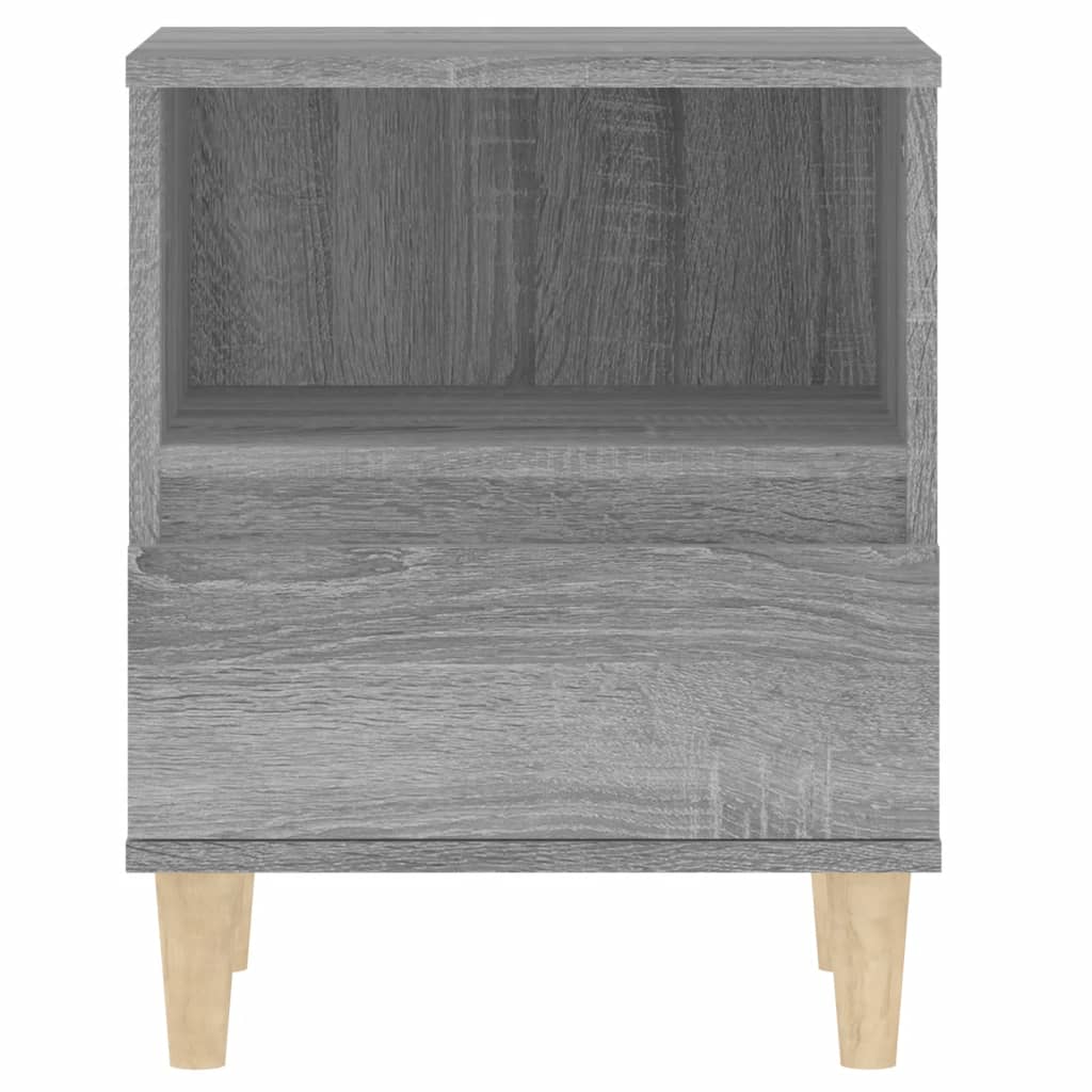 Yöpöydät 2 kpl harmaa Sonoma 40x35x50 cm - Sisustajankoti.fi