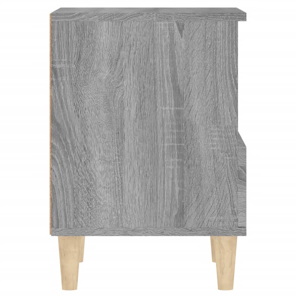 Yöpöydät 2 kpl harmaa Sonoma 40x35x50 cm - Sisustajankoti.fi