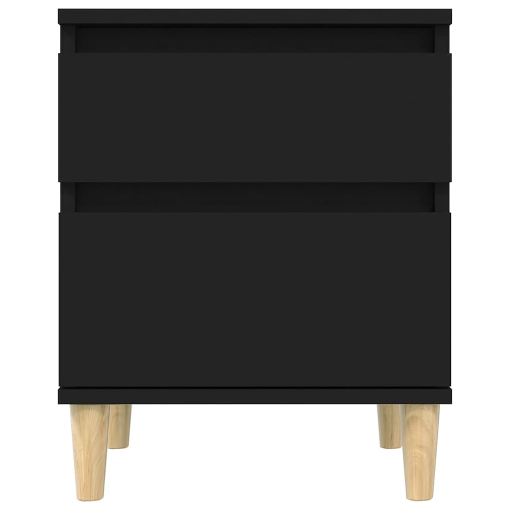 Yöpöydät 2 kpl musta 40x35x50 cm - Sisustajankoti.fi