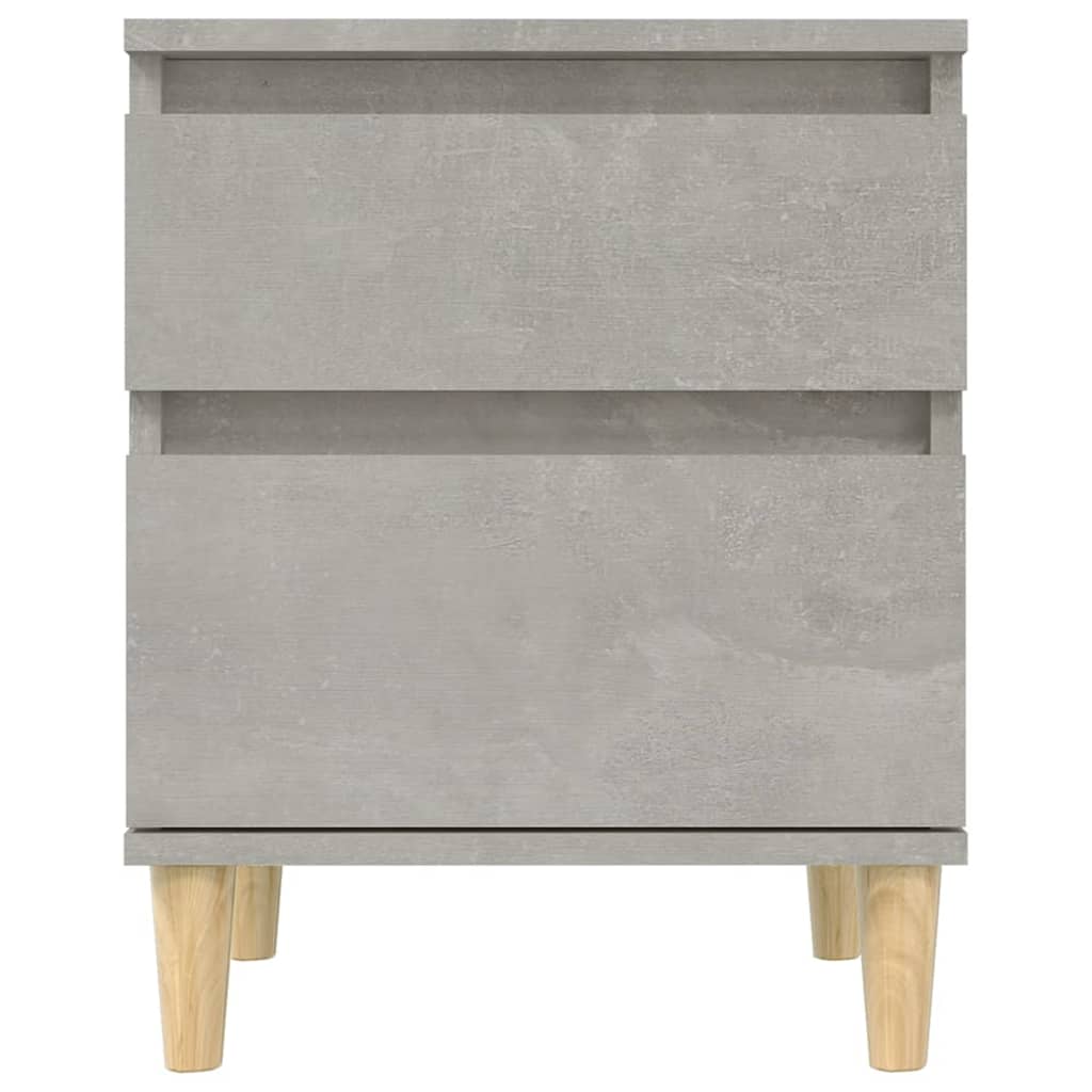 Yöpöydät 2 kpl betoninharmaa 40x35x50 cm - Sisustajankoti.fi