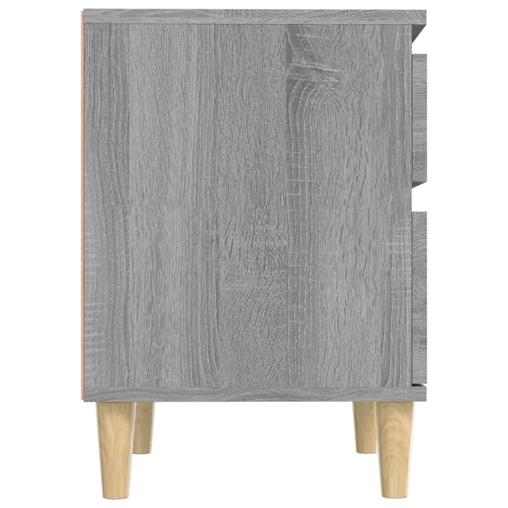 Yöpöydät 2 kpl harmaa Sonoma 40x35x50 cm - Sisustajankoti.fi