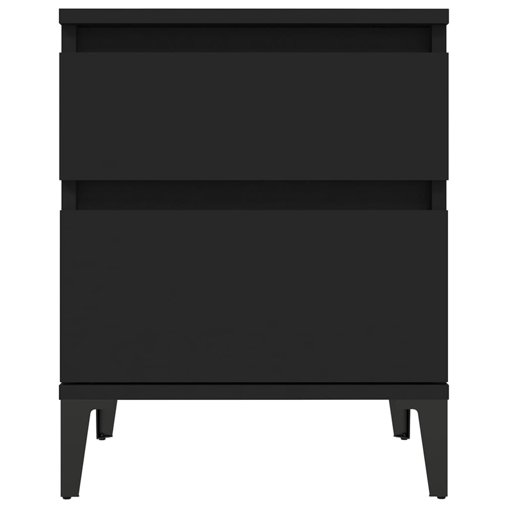 Yöpöydät 2 kpl musta 40x35x50 cm - Sisustajankoti.fi