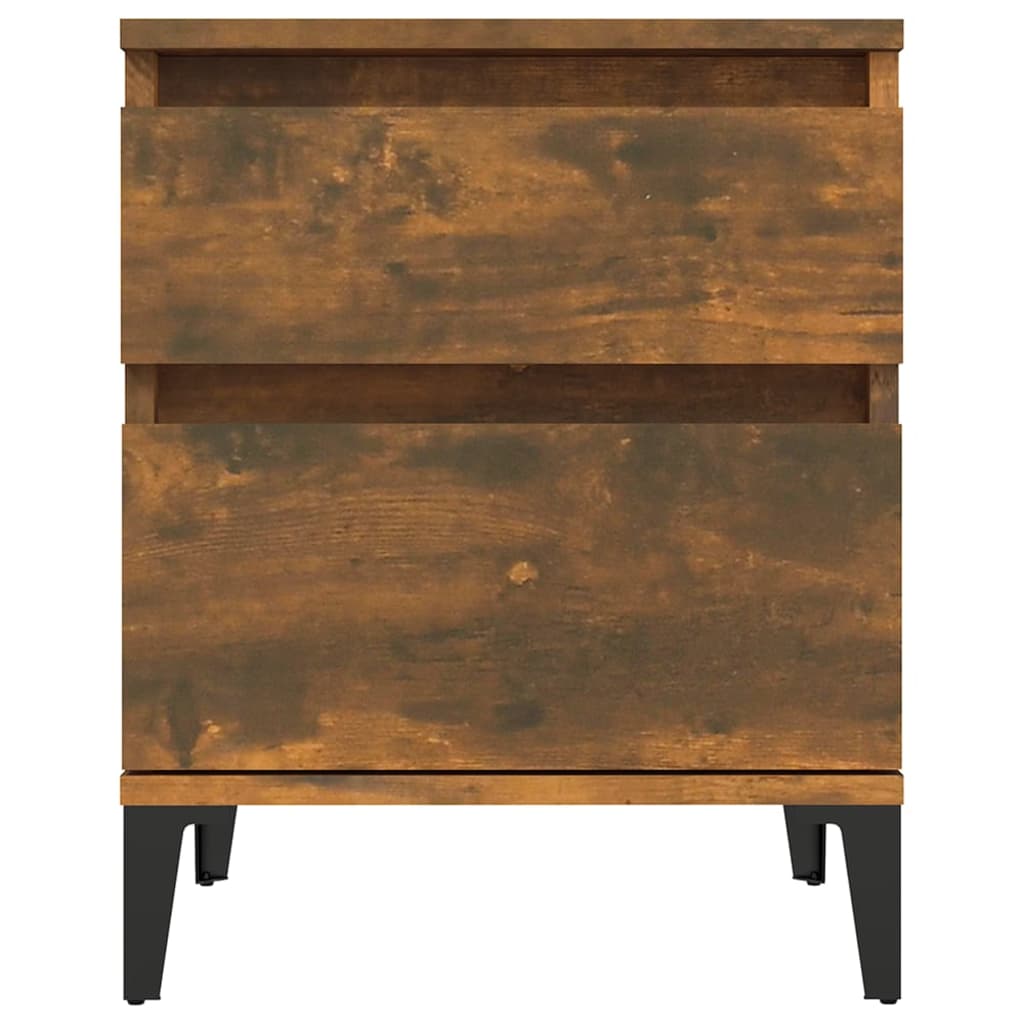 Yöpöydät 2 kpl savutammi 40x35x50 cm - Sisustajankoti.fi