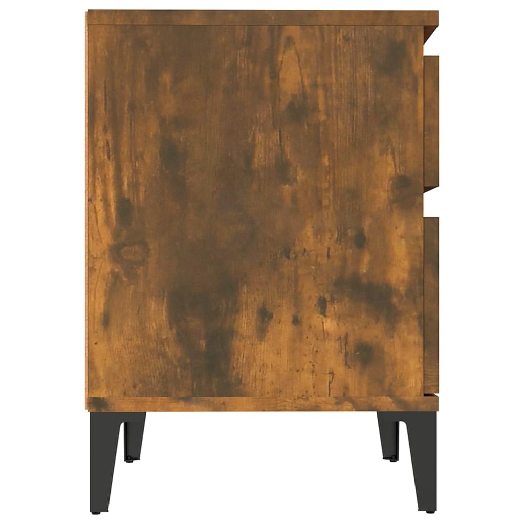 Yöpöydät 2 kpl savutammi 40x35x50 cm - Sisustajankoti.fi