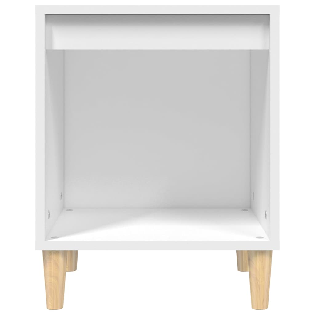 Yöpöytä valkoinen 40x35x50 cm tekninen puu - Sisustajankoti.fi