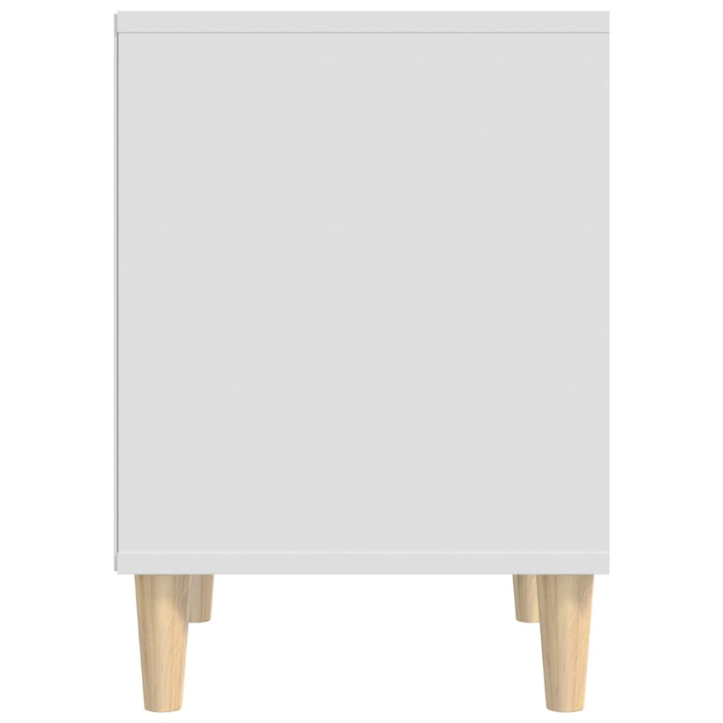Yöpöytä valkoinen 40x35x50 cm tekninen puu - Sisustajankoti.fi
