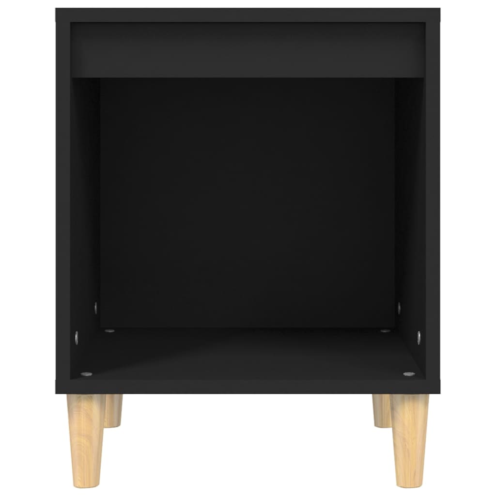 Yöpöytä musta 40x35x50 cm tekninen puu - Sisustajankoti.fi
