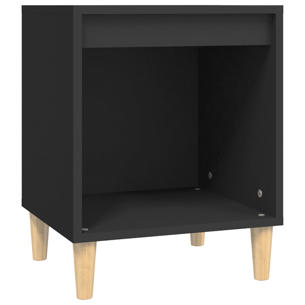 Yöpöydät 2 kpl musta 40x35x50 cm - Sisustajankoti.fi