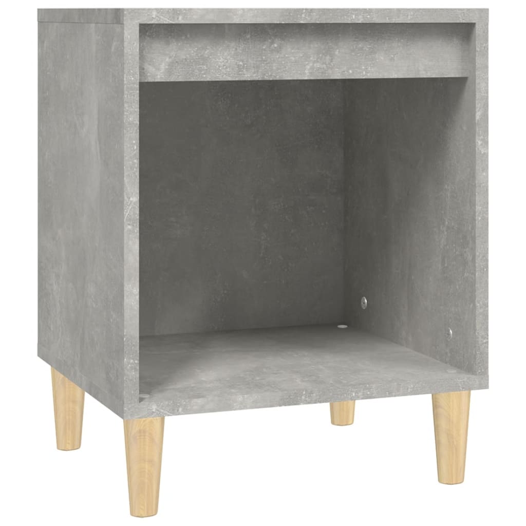 Yöpöydät 2 kpl betoninharmaa 40x35x50 cm - Sisustajankoti.fi