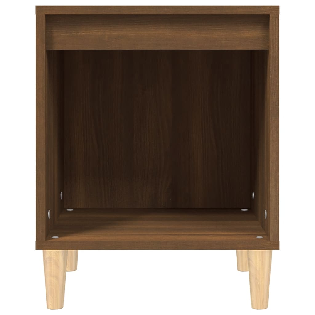 Yöpöydät 2 kpl ruskea tammi 40x35x50 cm - Sisustajankoti.fi