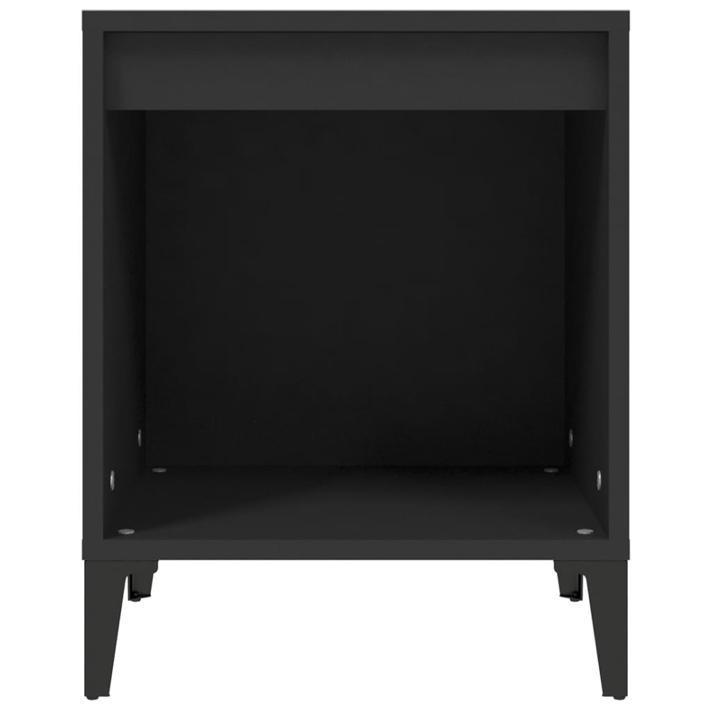 Yöpöydät 2 kpl musta 40x35x50 cm - Sisustajankoti.fi