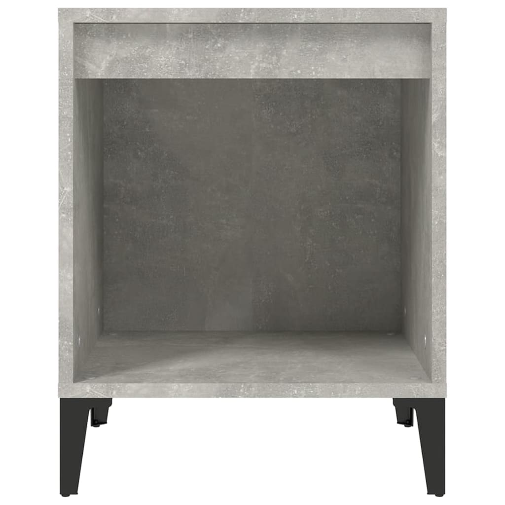 Yöpöydät 2 kpl betoninharmaa 40x35x50 cm - Sisustajankoti.fi