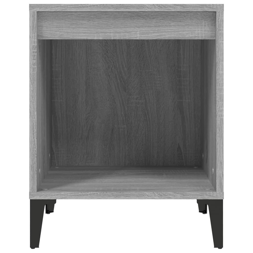 Yöpöydät 2 kpl harmaa Sonoma 40x35x50 cm - Sisustajankoti.fi