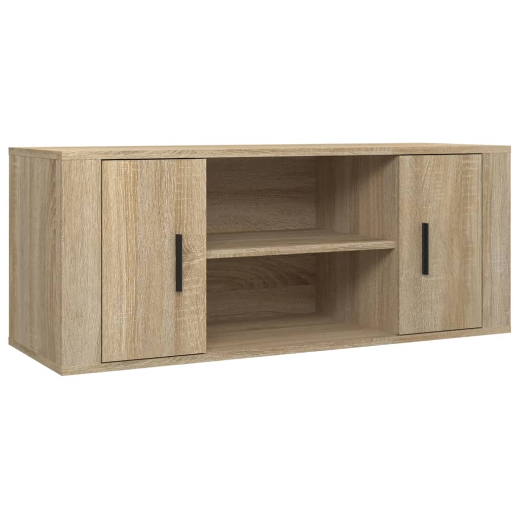 TV-taso Sonoma-tammi 100x35x40 cm tekninen puu - Sisustajankoti.fi