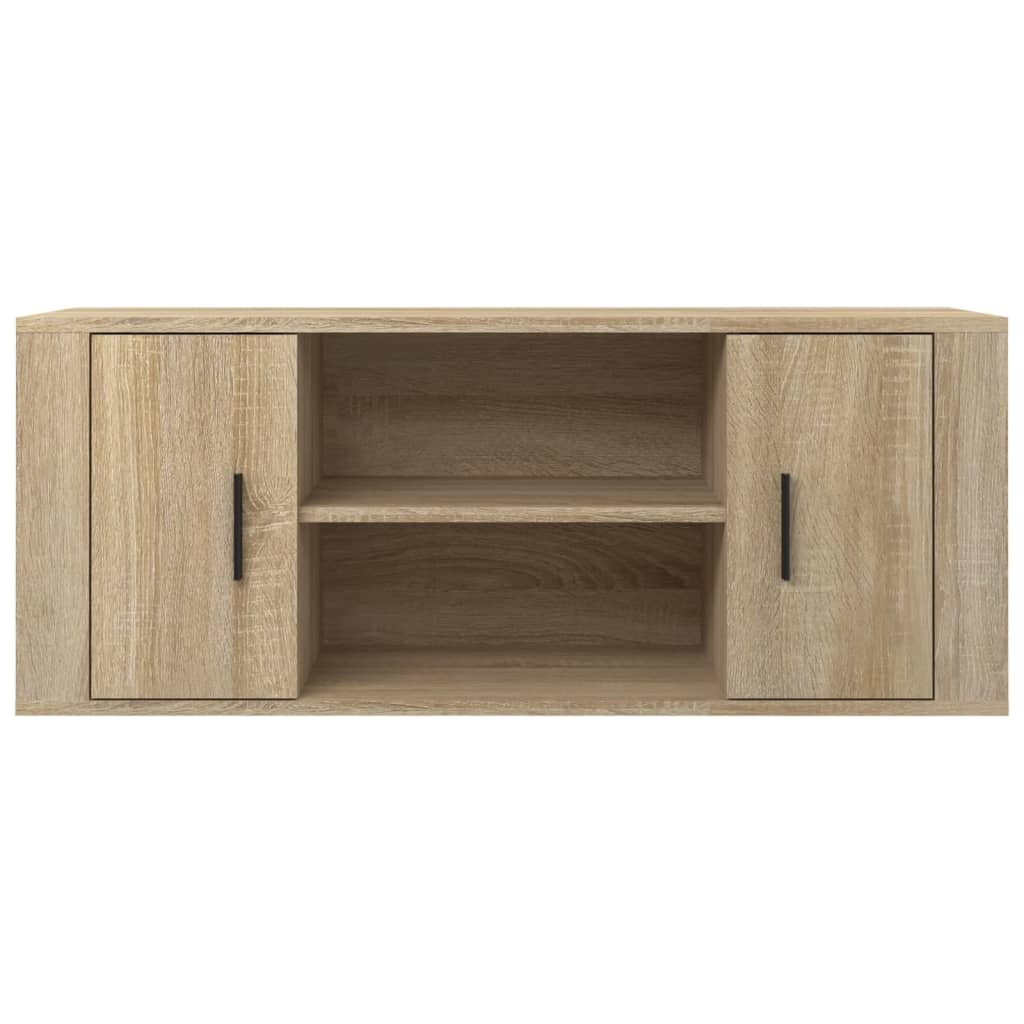 TV-taso Sonoma-tammi 100x35x40 cm tekninen puu - Sisustajankoti.fi
