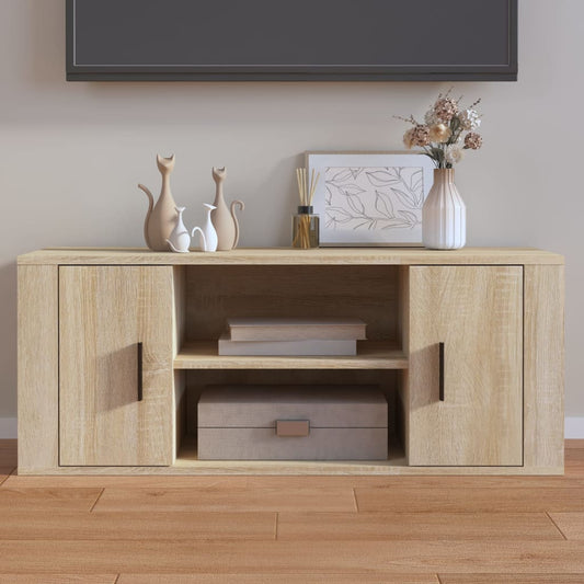 TV-taso Sonoma-tammi 100x35x40 cm tekninen puu - Sisustajankoti.fi