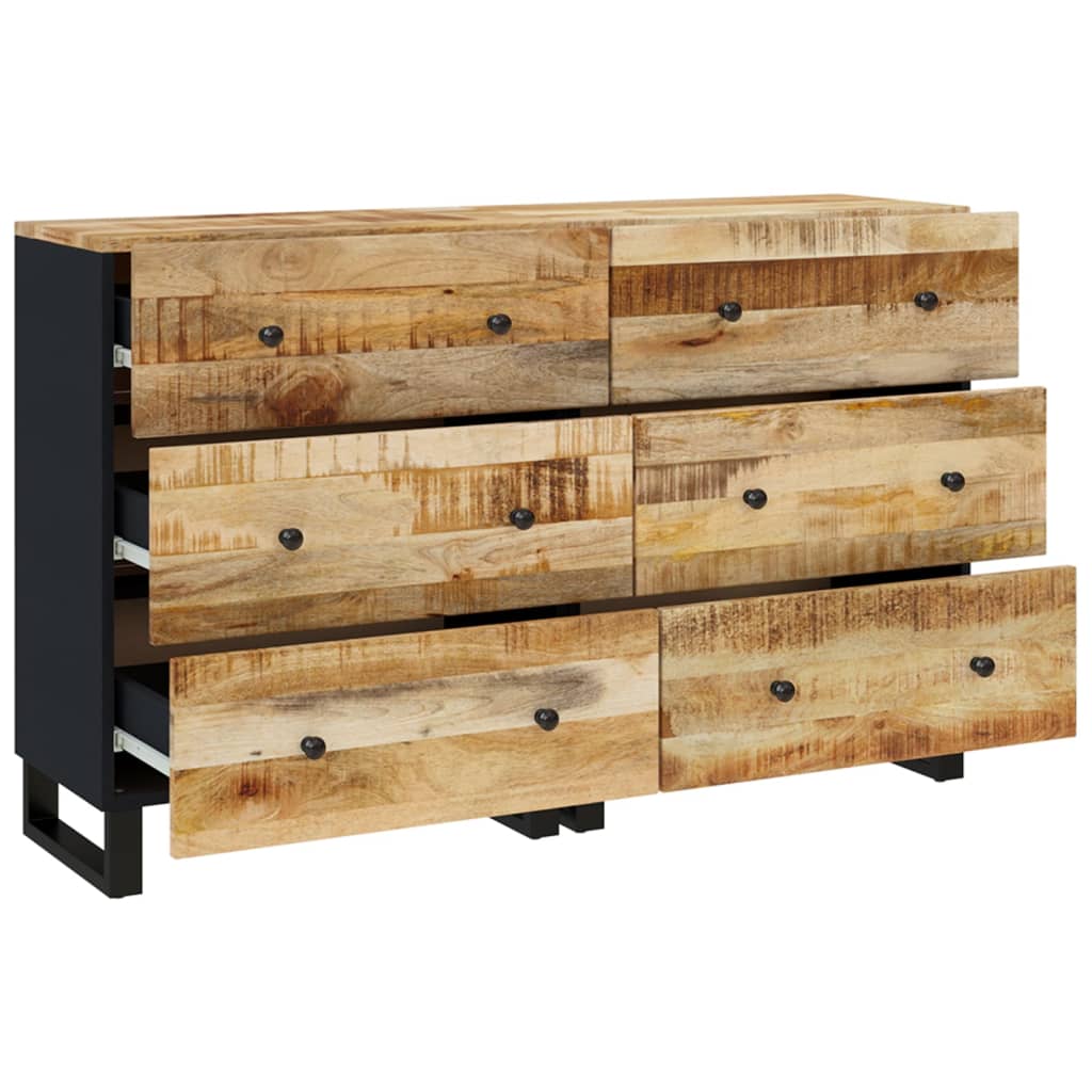 Senkit 2 kpl 60x33x75 cm karkea mangopuu - Sisustajankoti.fi