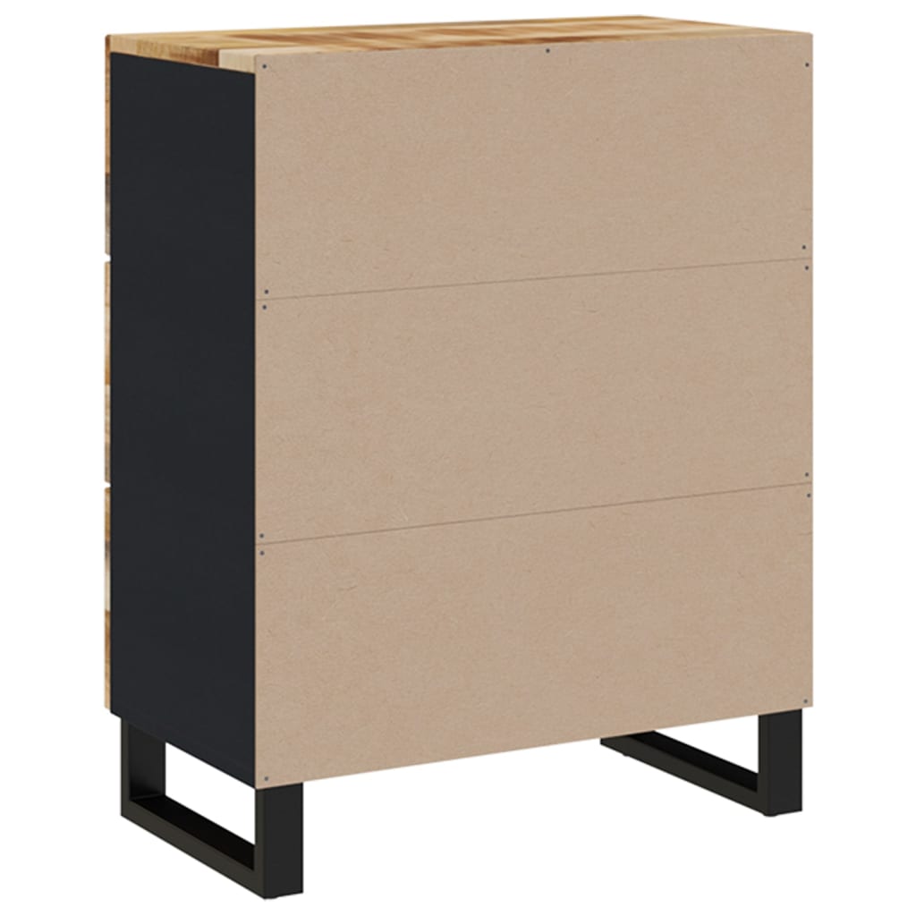 Senkit 2 kpl 60x33x75 cm karkea mangopuu - Sisustajankoti.fi