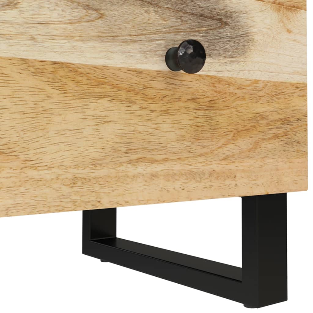 Senkit 2 kpl 60x33x75 cm karkea mangopuu - Sisustajankoti.fi