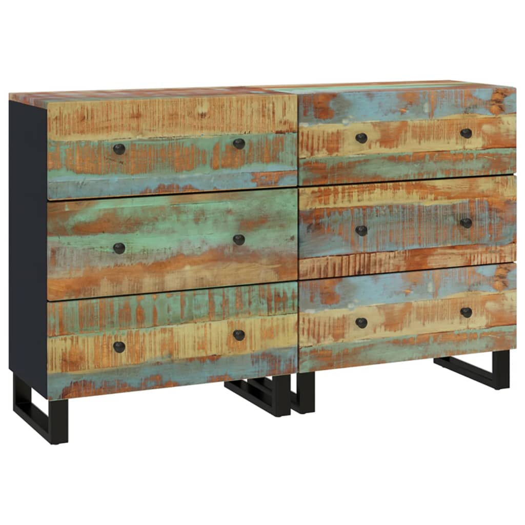 Senkit 2 kpl 60x33x75 cm kierrätetty täyspuu - Sisustajankoti.fi