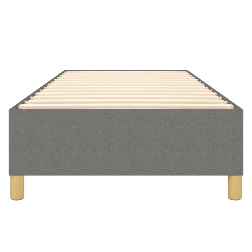 Pussijousi jenkkisänky tummanharmaa 90x190 3FT Single kangas - Sisustajankoti.fi