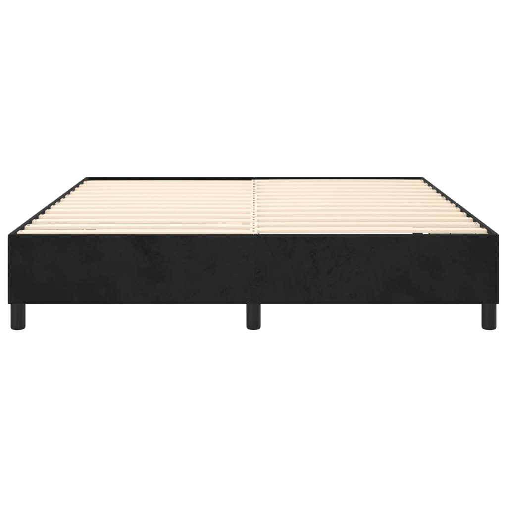 Pussijousi jenkkisänky musta 180x200 cm 6FT Super King sametti - Sisustajankoti.fi