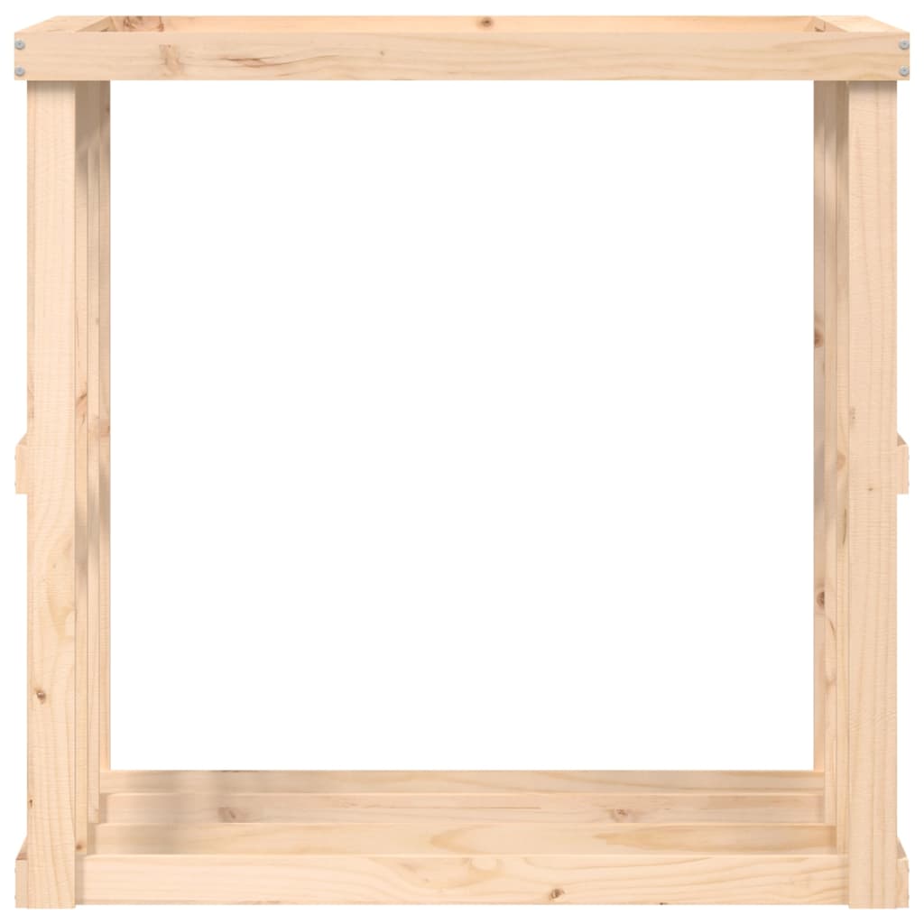 Polttopuuteline ulos 108x52x106 cm täysi mänty - Sisustajankoti.fi