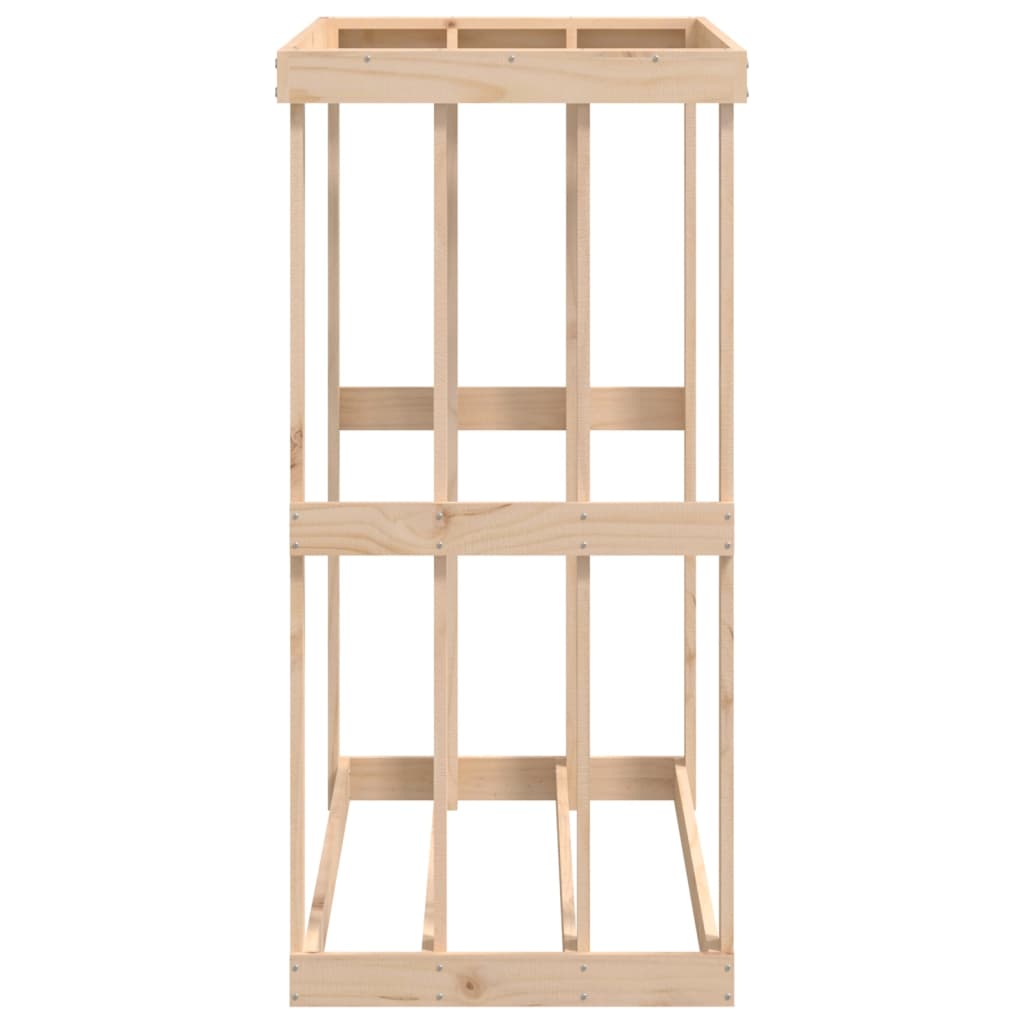 Polttopuuteline ulos 108x52x106 cm täysi mänty - Sisustajankoti.fi
