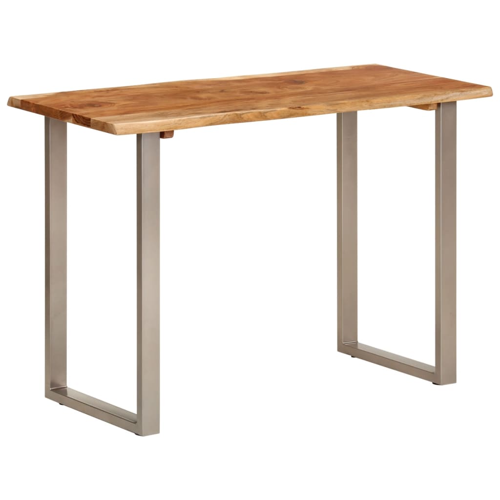 Ruokapöytä 110x50x76 cm täysi akaasiapuu - Sisustajankoti.fi