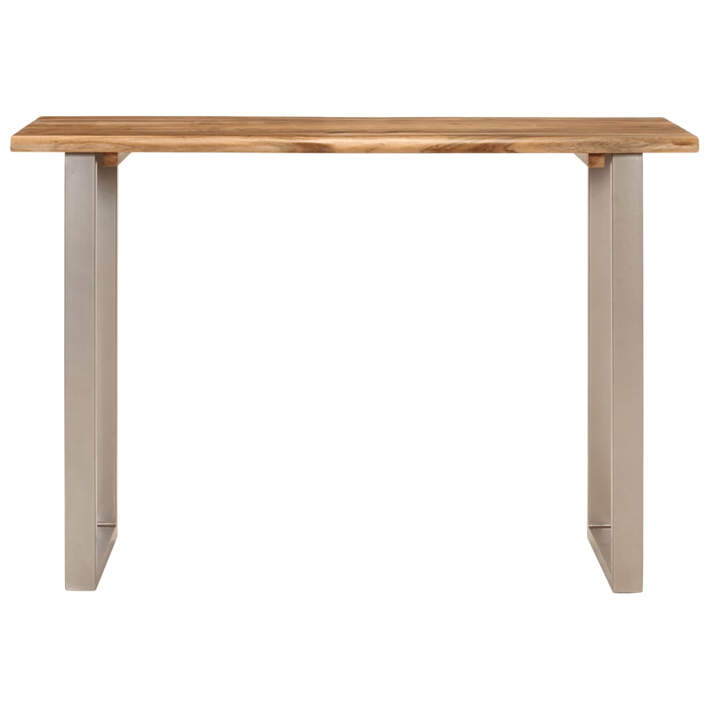 Ruokapöytä 110x50x76 cm täysi akaasiapuu - Sisustajankoti.fi