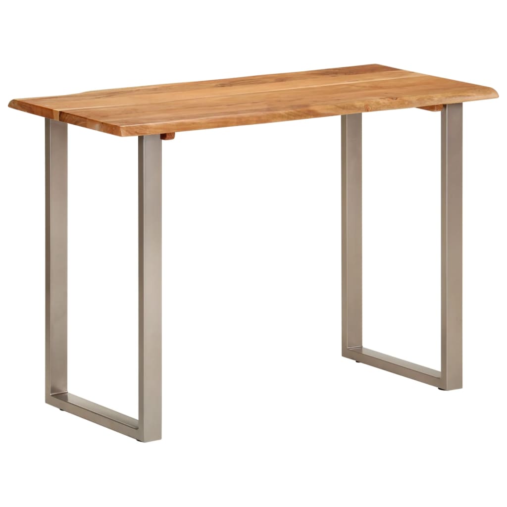 Ruokapöytä 110x50x76 cm täysi akaasiapuu - Sisustajankoti.fi
