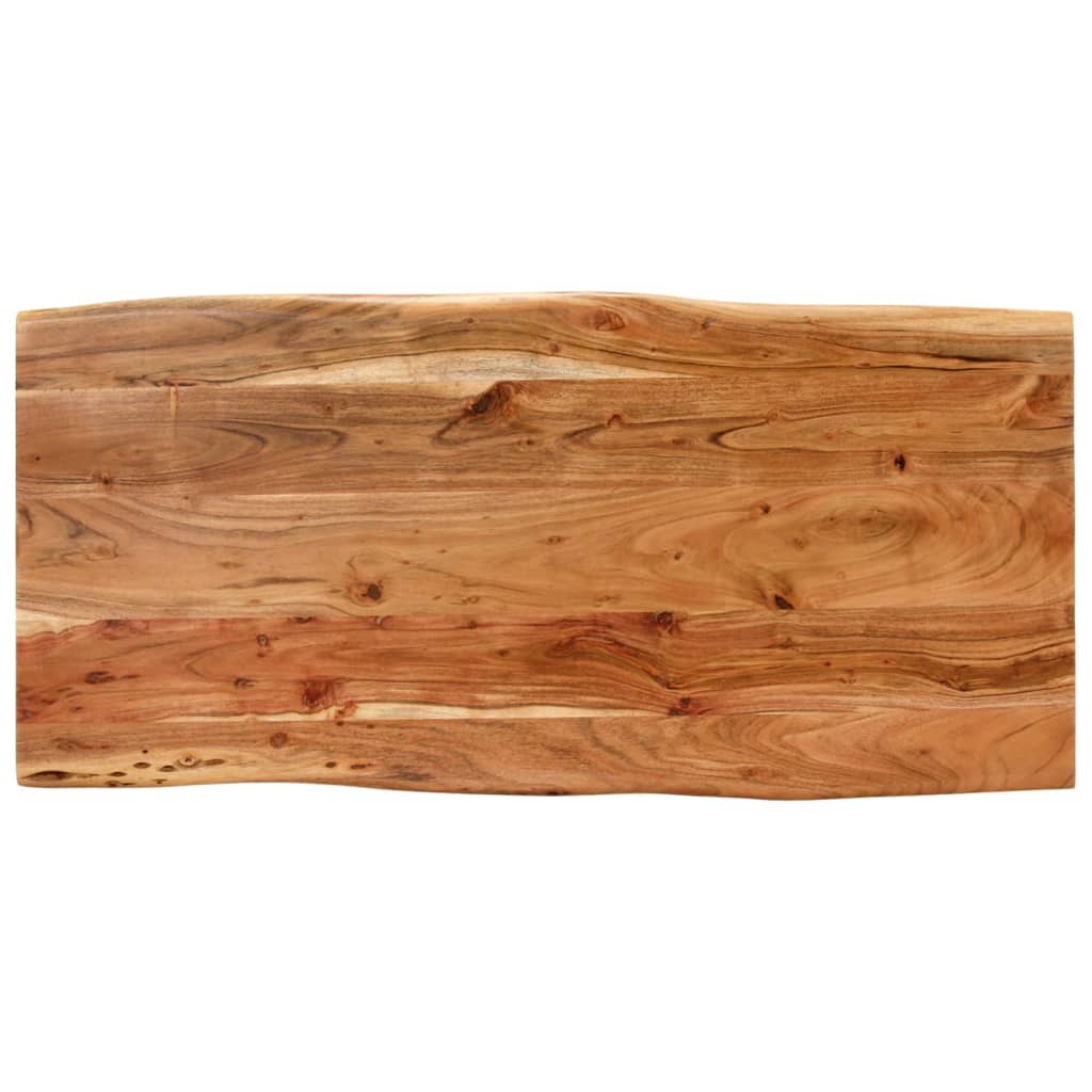 Ruokapöytä 110x50x76 cm täysi akaasiapuu - Sisustajankoti.fi