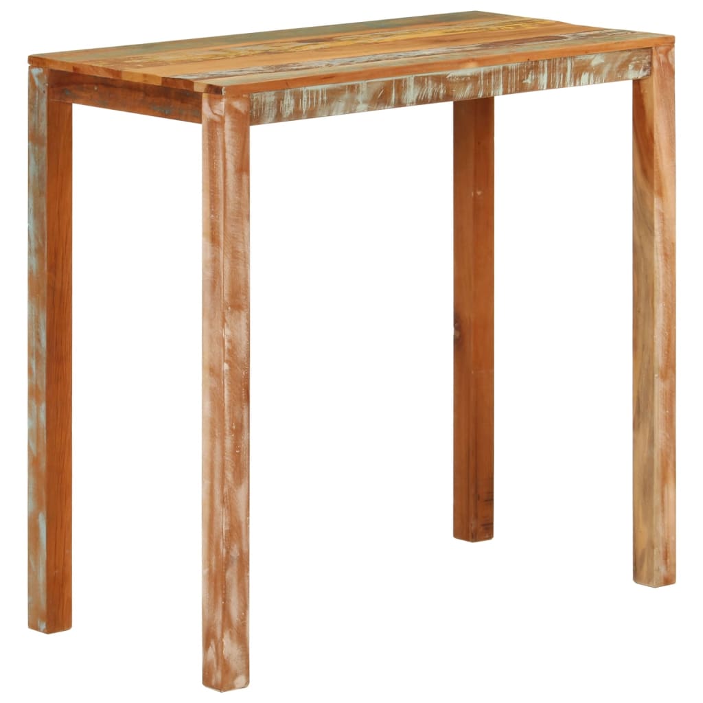Baaripöytä 112x55x108 cm kierrätetty täyspuu - Sisustajankoti.fi