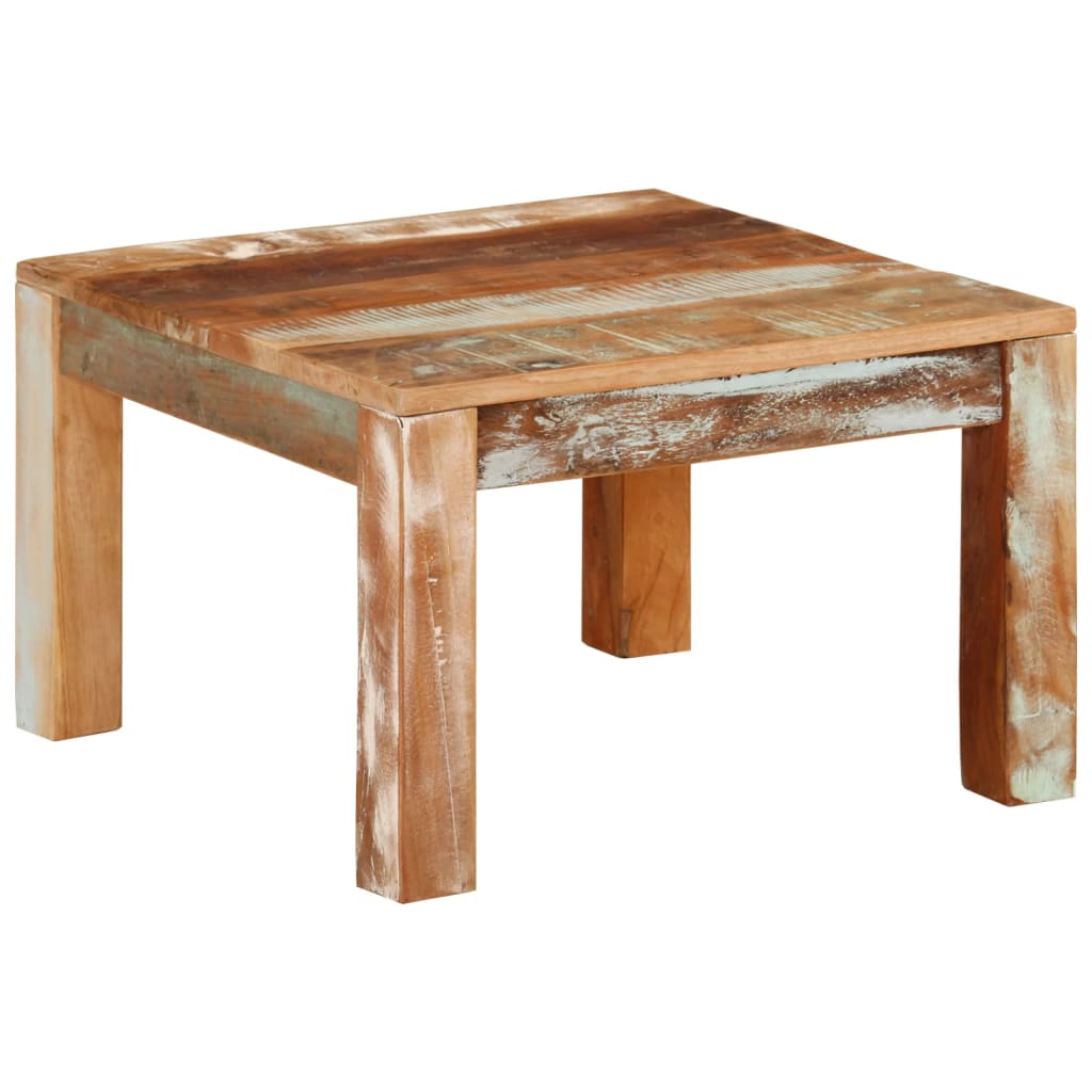 Sohvapöytä 55x55x35 cm kierrätetty täyspuu - Sisustajankoti.fi
