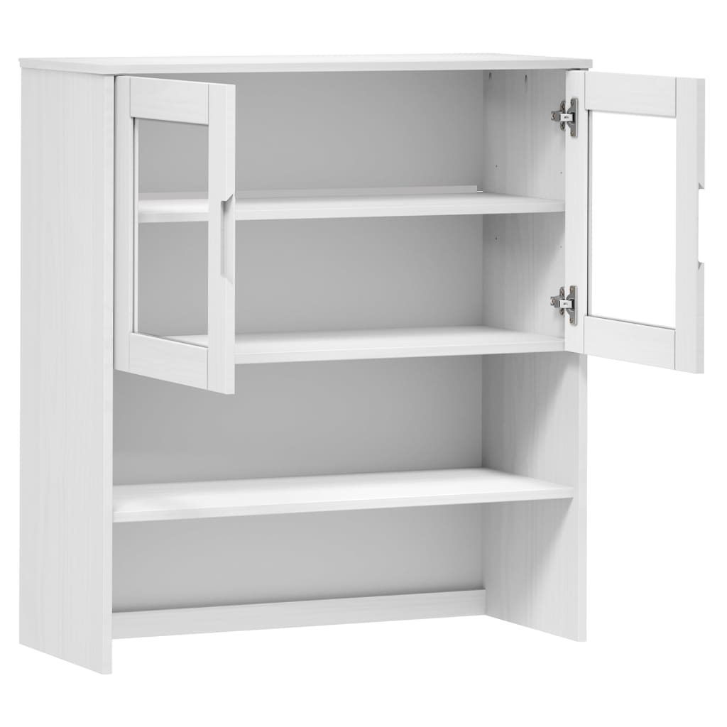Yläkaappi MOLDE valkoinen 90x35x100 cm täysi mänty - Sisustajankoti.fi