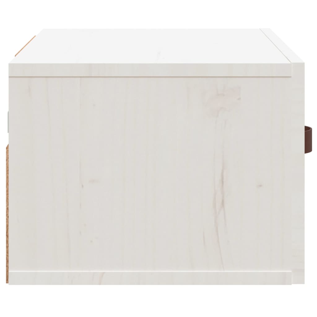 Seinäkiinnitettävät yöpöydät 2 kpl valkoinen 40x29,5x22 cm - Sisustajankoti.fi